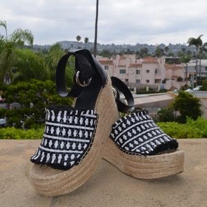 Marc Fisher Wedge Espadrille - worn once!